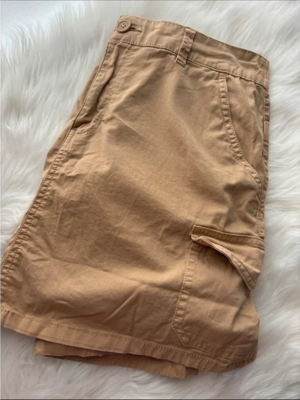 Women’s Tan Cargo Skirt  - Classic Casual Style